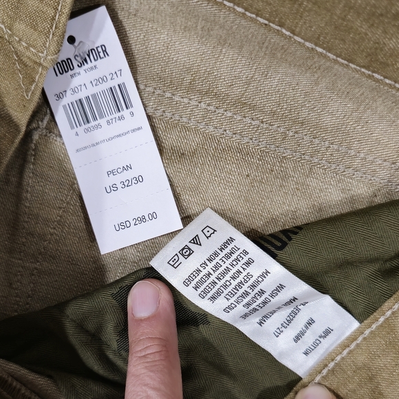 Todd Snyder Tan Slim Jeans - Picture 7 of 8